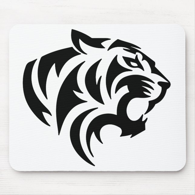 Tiger Tattoo Mouse Pad (Front)