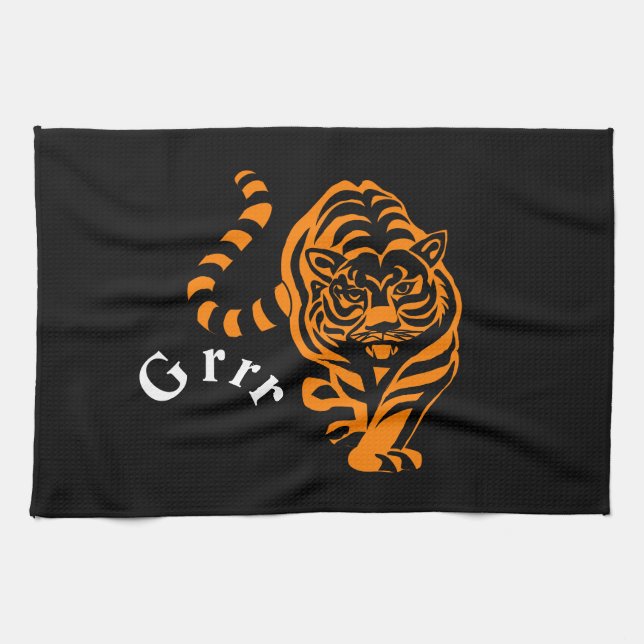 Tiger Tea Towel (Horizontal)