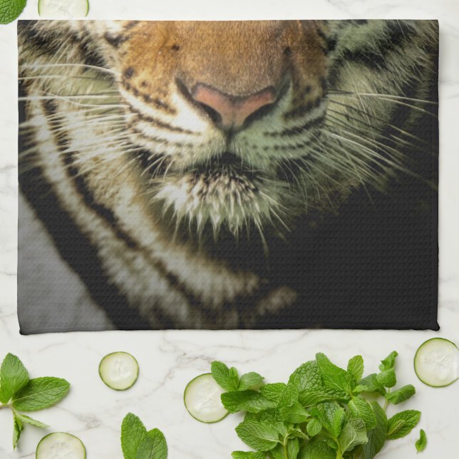 tiger tea towel (Folded)