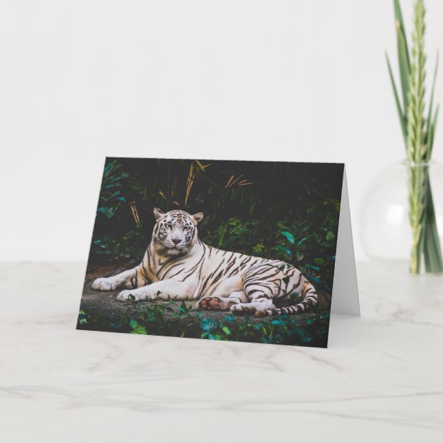 Tiger Thank You Card (Front)