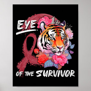 Tiger The Eye Of Sickle Cell Warrior Poster