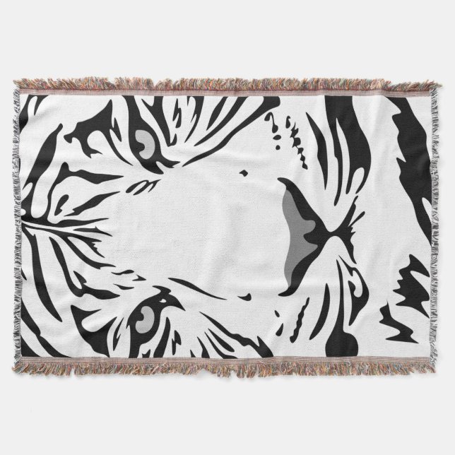 Tiger Throw Blanket (Front)