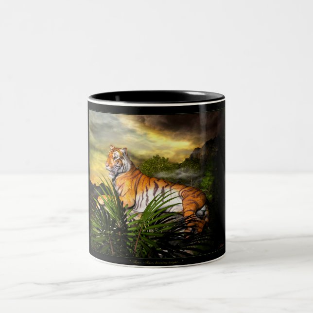 Tiger, Tiger, Burning Bright Mug (Center)
