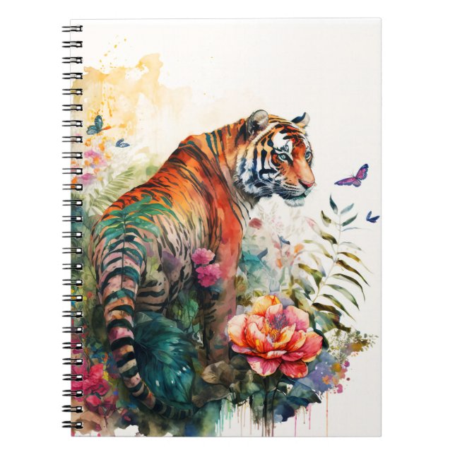 Tiger Tiger Burning Bright Notebook (Front)