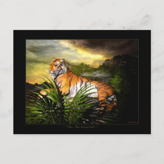 Tiger, Tiger, Burning Bright Postcard