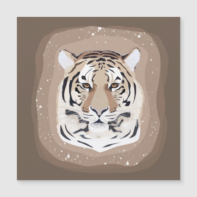 Tiger, tiger face, symbol of 2022 (Front)
