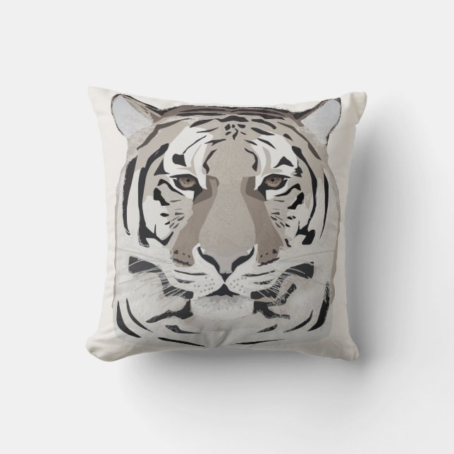 Tiger, tiger face, symbol of 2022  cushion (Front)