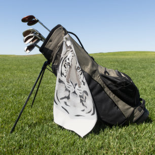 Tiger, tiger face, symbol of 2022 golf towel