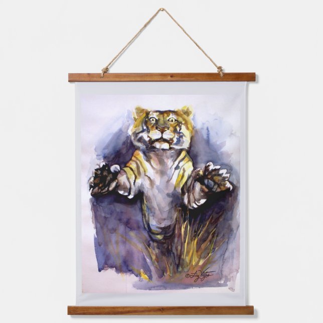 Tiger Tiger  Hanging Tapestry (Front)