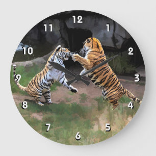 TIGER TIGER LARGE CLOCK