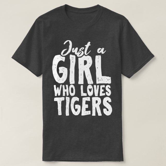 Tiger Tiger Lover T-Shirt (Design Front)