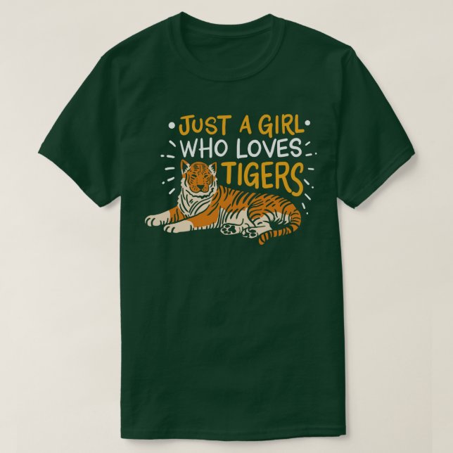 Tiger Tiger Lover Zookeeper T-Shirt (Design Front)