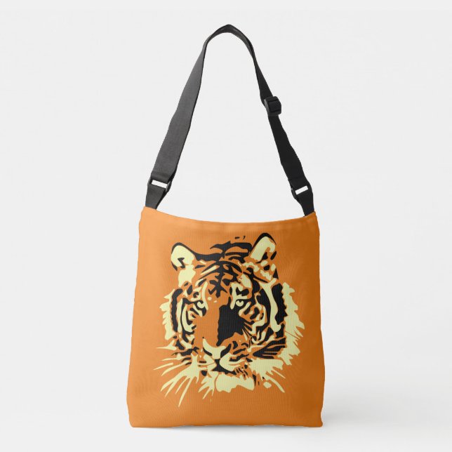 Tiger Tiger Tiger Crossbody Bag (Front)