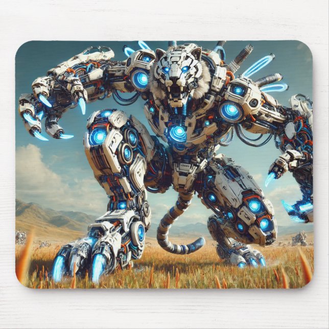 Tiger Tiger Tiger Machine Life. mouse pad (Front)