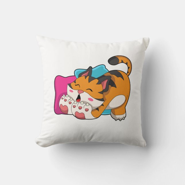 Tiger tired cushion (Front)