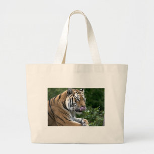 Tiger Tongue Large Tote Bag