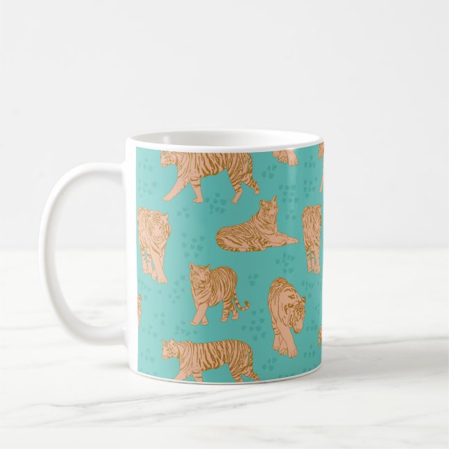 Tiger Trails  Coffee Mug (Left)