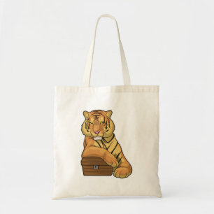 Tiger Treasure chest Tote Bag