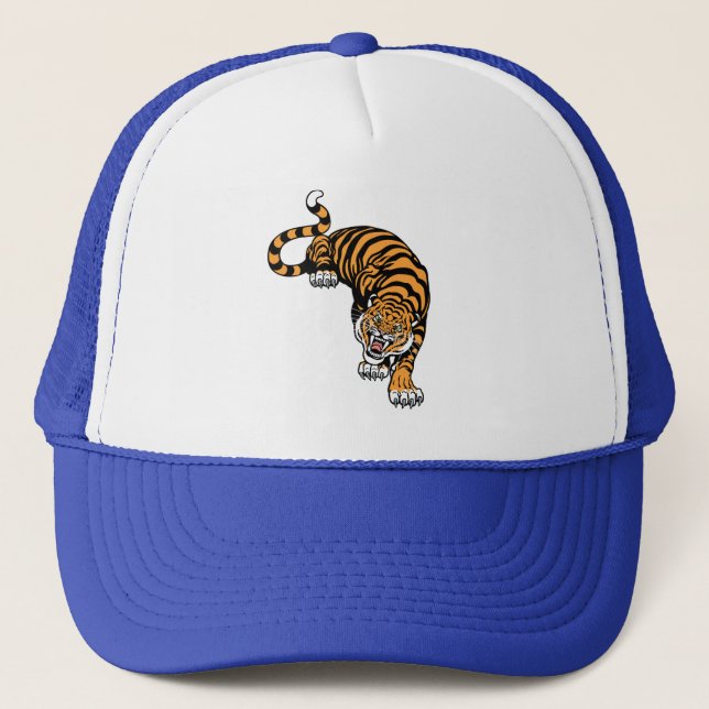 tiger trucker hat (Front)