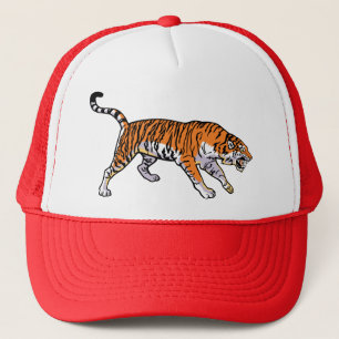 tiger trucker hat