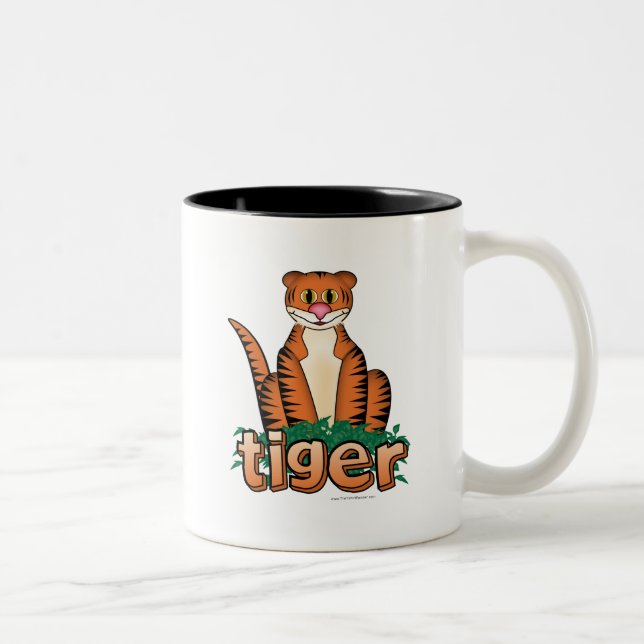 TIGER! Two-Tone COFFEE MUG (Right)