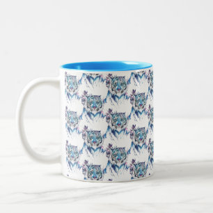 Tiger Two-Tone Coffee Mug