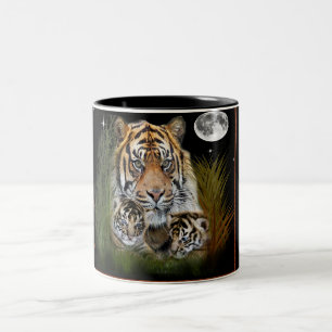 Tiger Two-Tone Coffee Mug