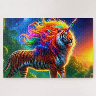 Tiger Unicorn Jigsaw Puzzle