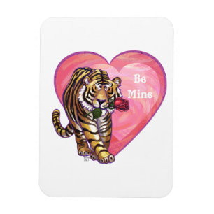 Tiger Valentine's Day Magnet