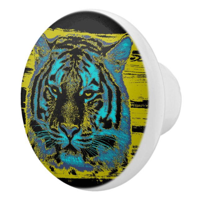 Tiger Vintage Ceramic Knob (Right)