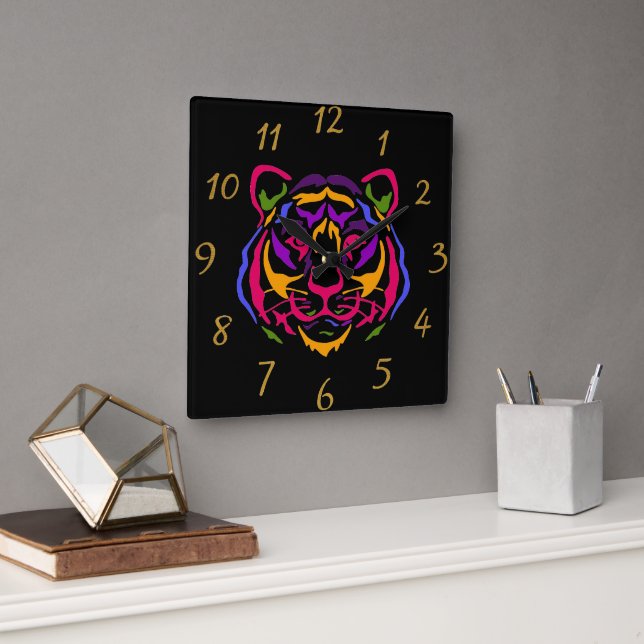 Tiger Wall Clock (Office)