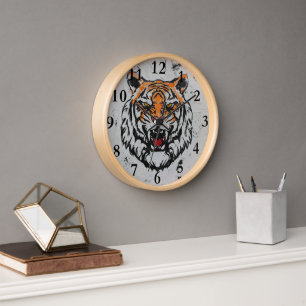 Tiger Wall Clock! Clock