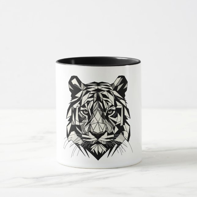 Tiger Watching Mug (Center)