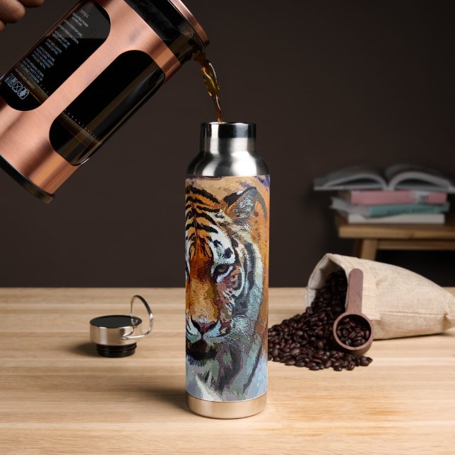 Tiger  water bottle (Coffee)