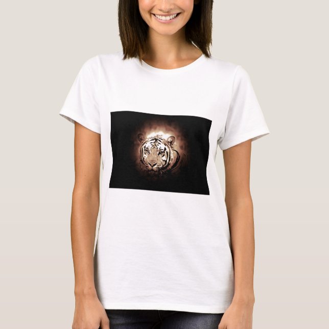 Tiger - Wild Big Cat T-Shirt (Front)