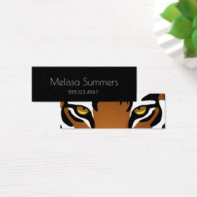 Tiger, Wild Cat on Black (Desk)