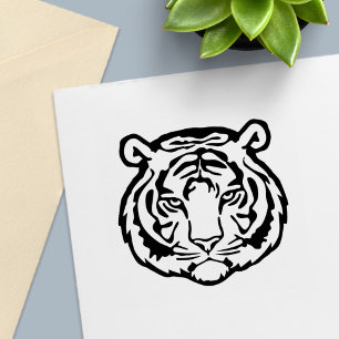 Tiger, Wild Cat Self-inking Stamp