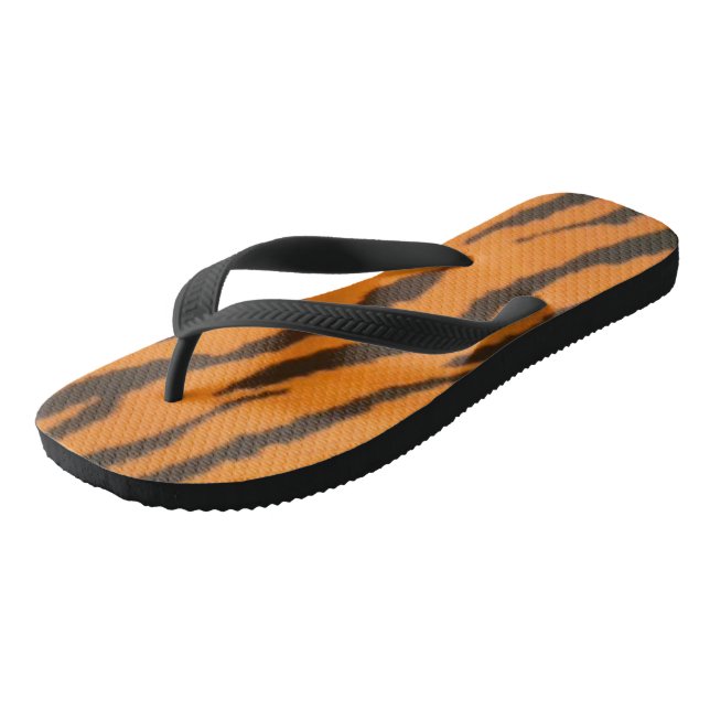 Tiger Wild Print Thongs (Angled)
