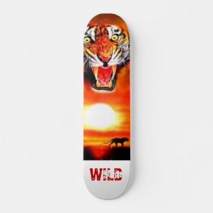 tiger, WILD Skateboard