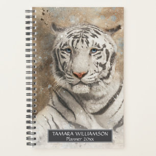 Tiger Wildlife Animal Photography Watercolor Planner