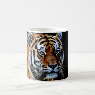 Tiger With Black Background Coffee Mug