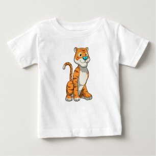 Tiger with Butterfly Baby T-Shirt