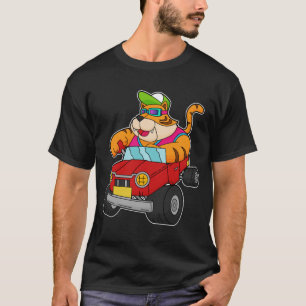 Tiger with Car T-Shirt