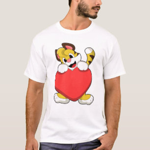 Tiger with Heart T-Shirt
