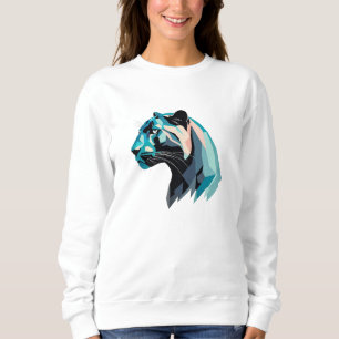 Tiger with Lowpoly Design Sweatshirt