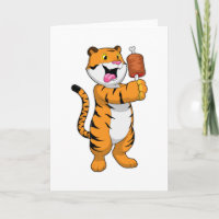 Tiger with Meat