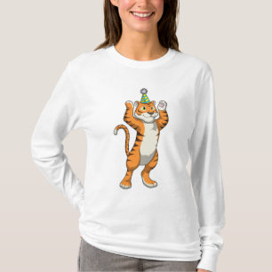 Tiger with Party hat Party T-Shirt