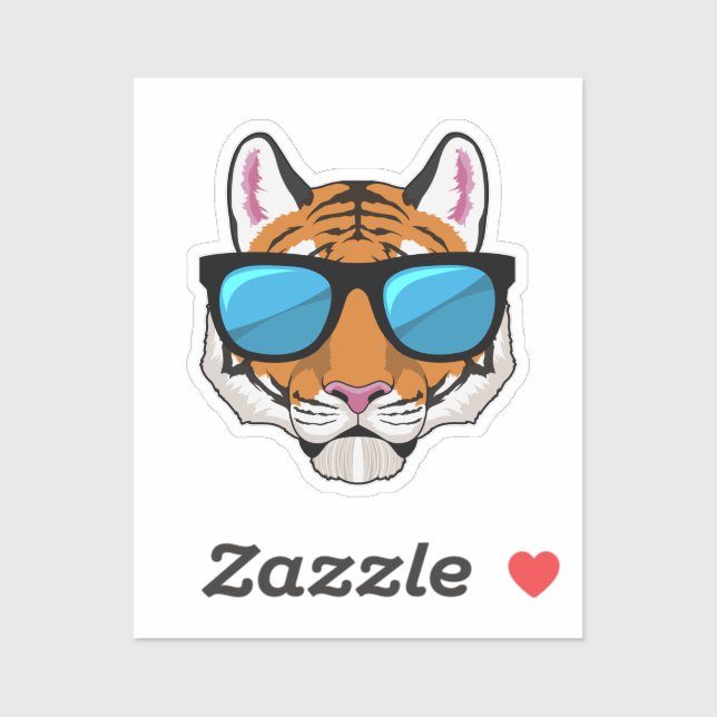 Tiger with Sunglasses (Sheet)
