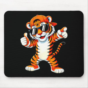Tiger with sunglasses tiger animal tiger men women mouse pad