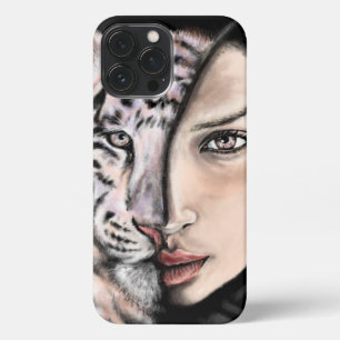 Tiger Woman iPhone Case